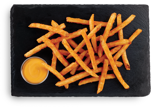 Crispy French Frieswith Dipping Sauce PNG Image