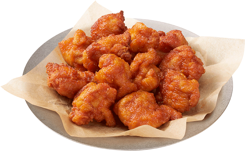 Crispy Fried Chicken Bites PNG Image