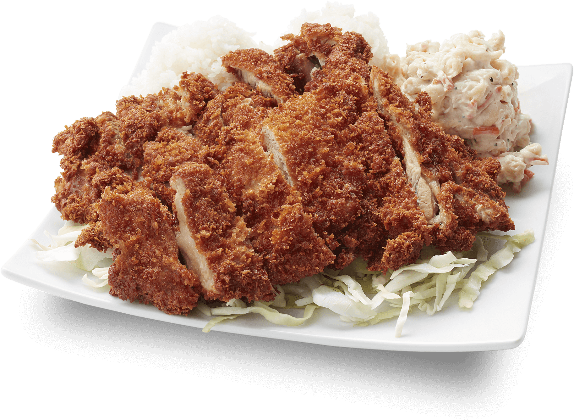 Crispy Fried Chicken Plate PNG Image