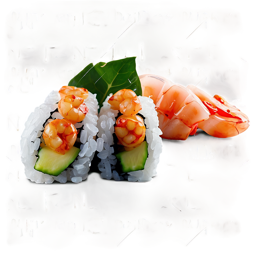 Crispy Shrimp Sushi Png Phm66 PNG Image