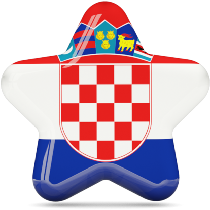 Croatian Coatof Arms Star Shape PNG Image