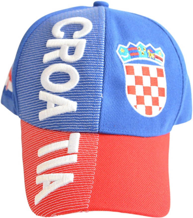 Croatian Flag Baseball Cap PNG Image