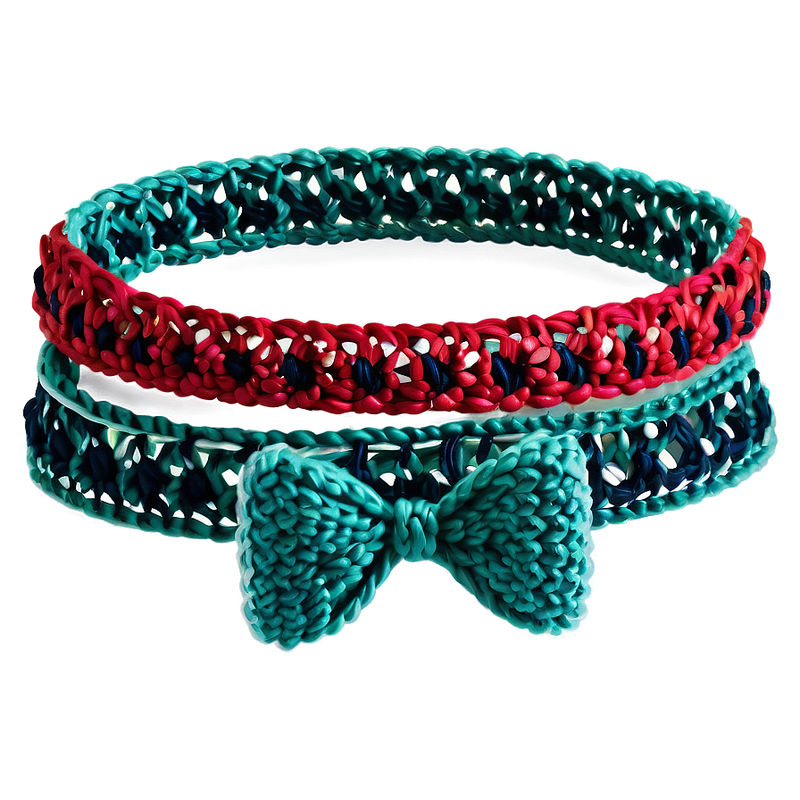 Crochet Ribbon Handmade Png 06242024 PNG Image