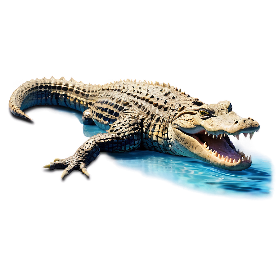 Crocodile In Water Png 06112024 PNG Image