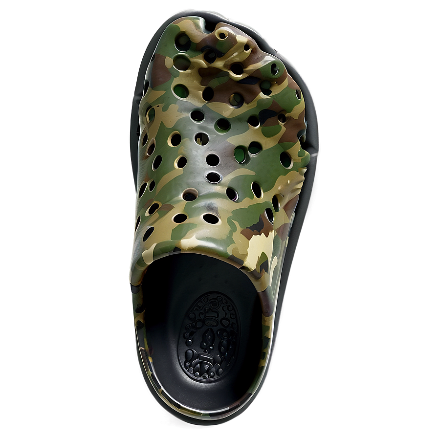 Crocs Camo Pattern Png Hpg PNG Image