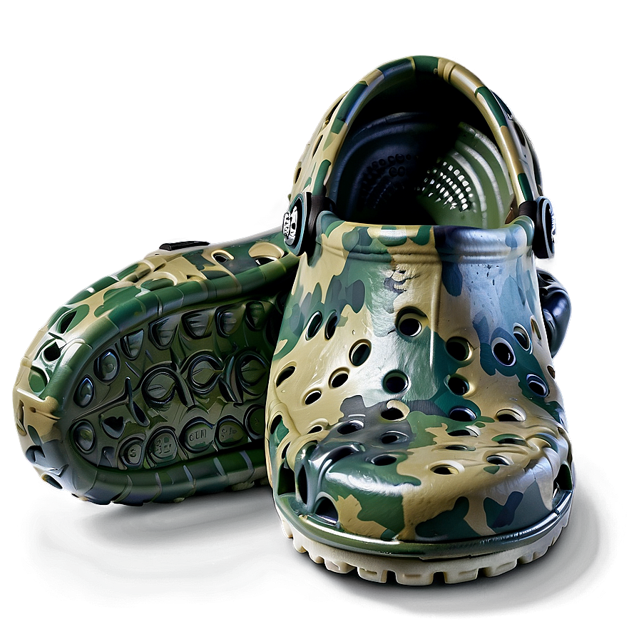 Crocs Camo Pattern Png Xqx2 PNG Image