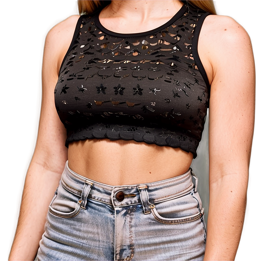 Crop Top Design Png Kci PNG Image