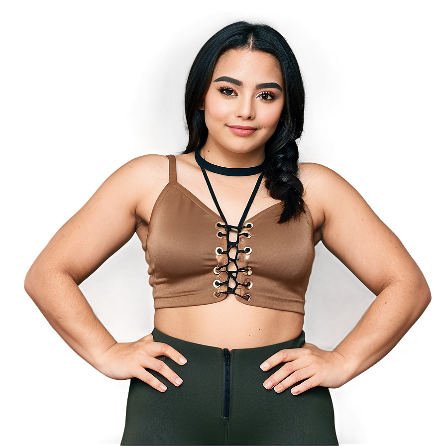 Crop Top With Lace-up Png 89 PNG Image