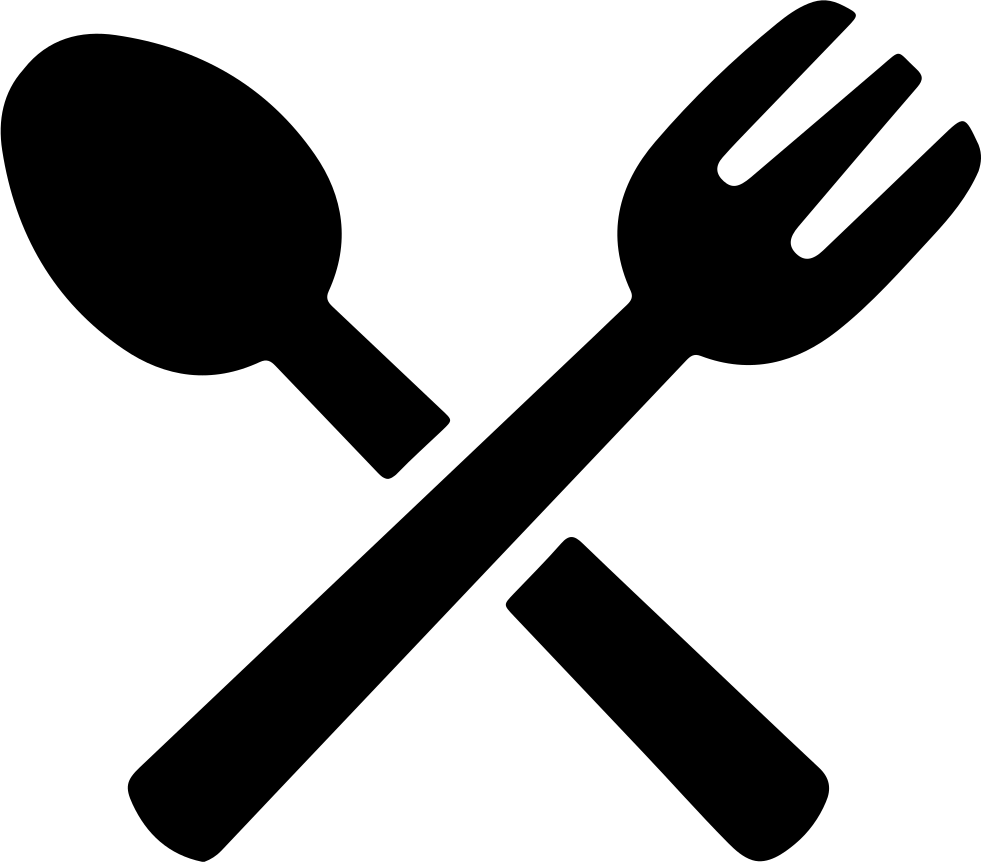 Crossed Forkand Spoon Icon PNG Image