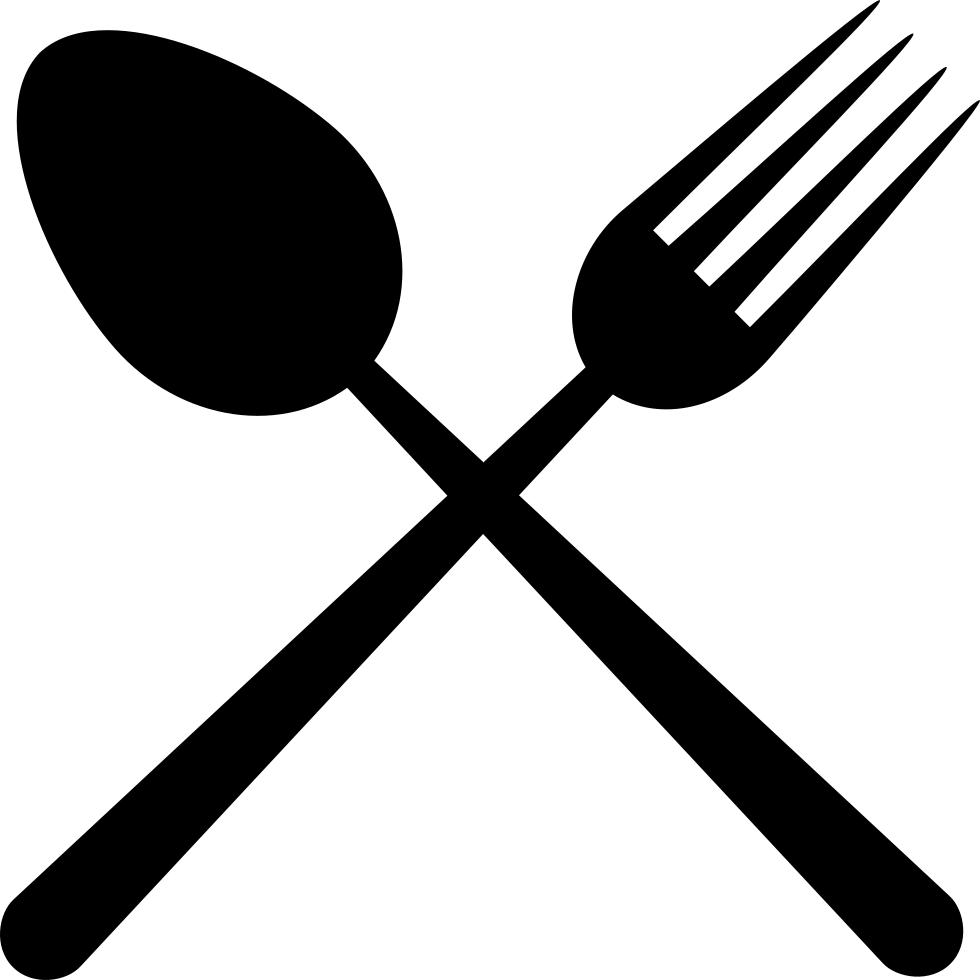 Crossed Forkand Spoon Icon PNG Image