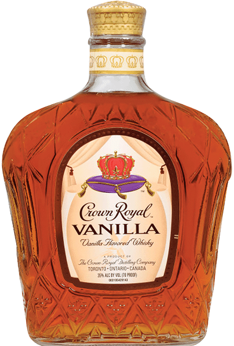 Crown Royal Vanilla Flavored Whisky Bottle PNG Image