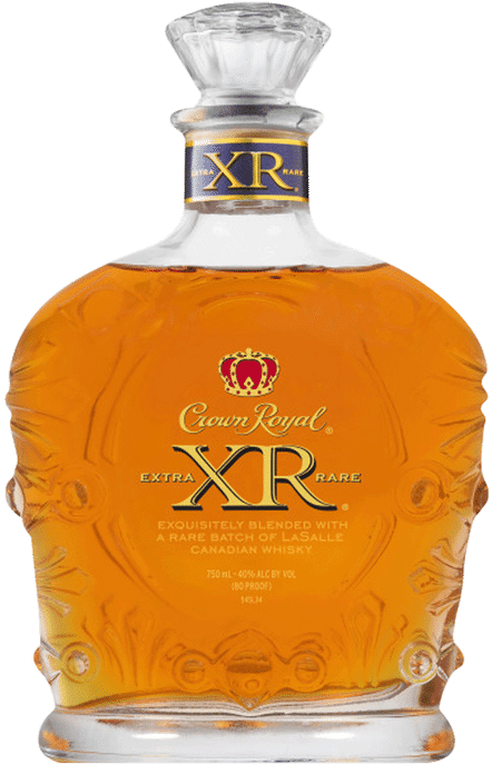 Crown Royal X R Whiskey Bottle PNG Image