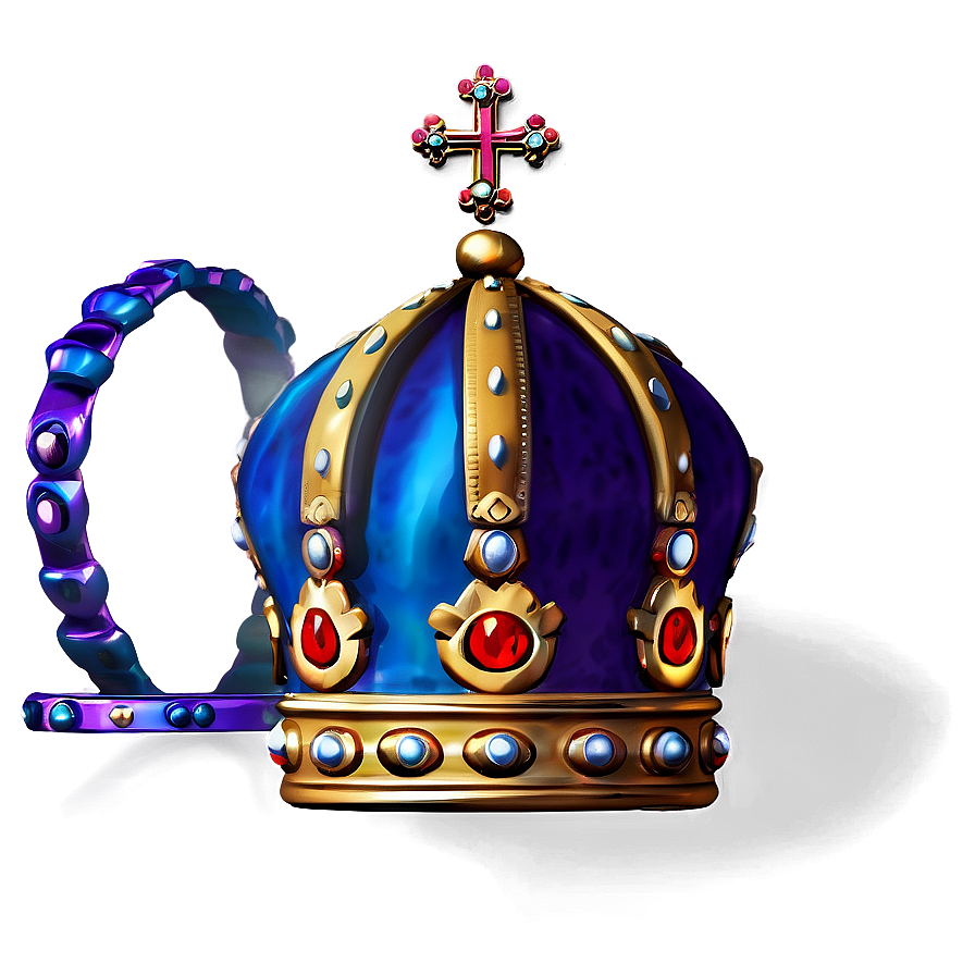 Crown With Cross Png 04302024 PNG Image