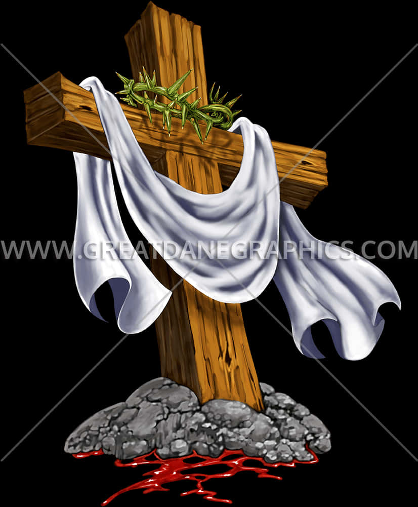 Crucifixion Symbolism Art.jpg PNG Image