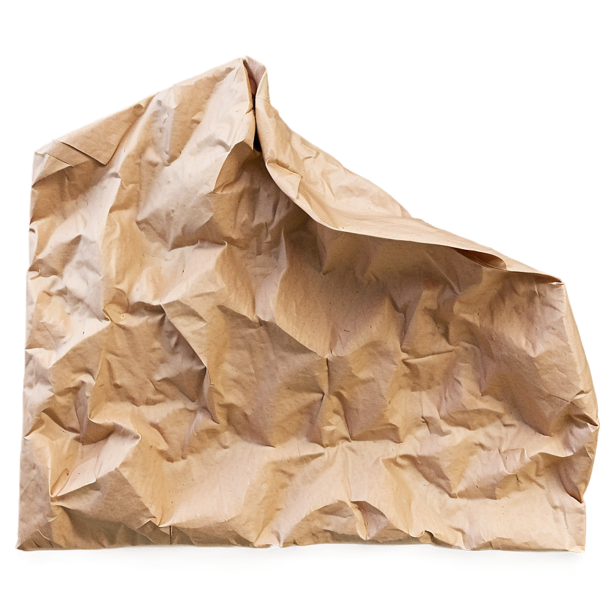 Crumpled Paper With Creases Png 05242024 PNG Image