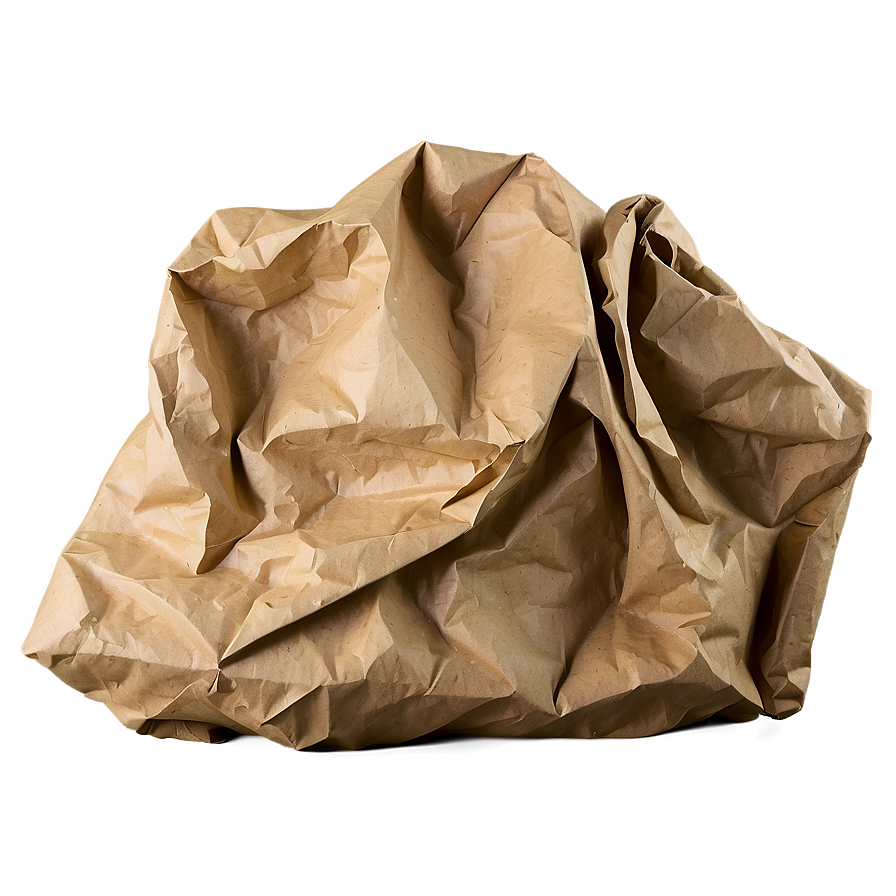 Crumpled Paper With Texture Overlay Png Rsj PNG Image