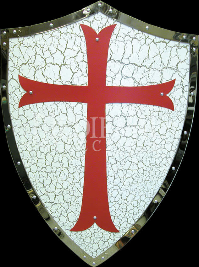 Crusader_ Shield_with_ Red_ Cross PNG Image