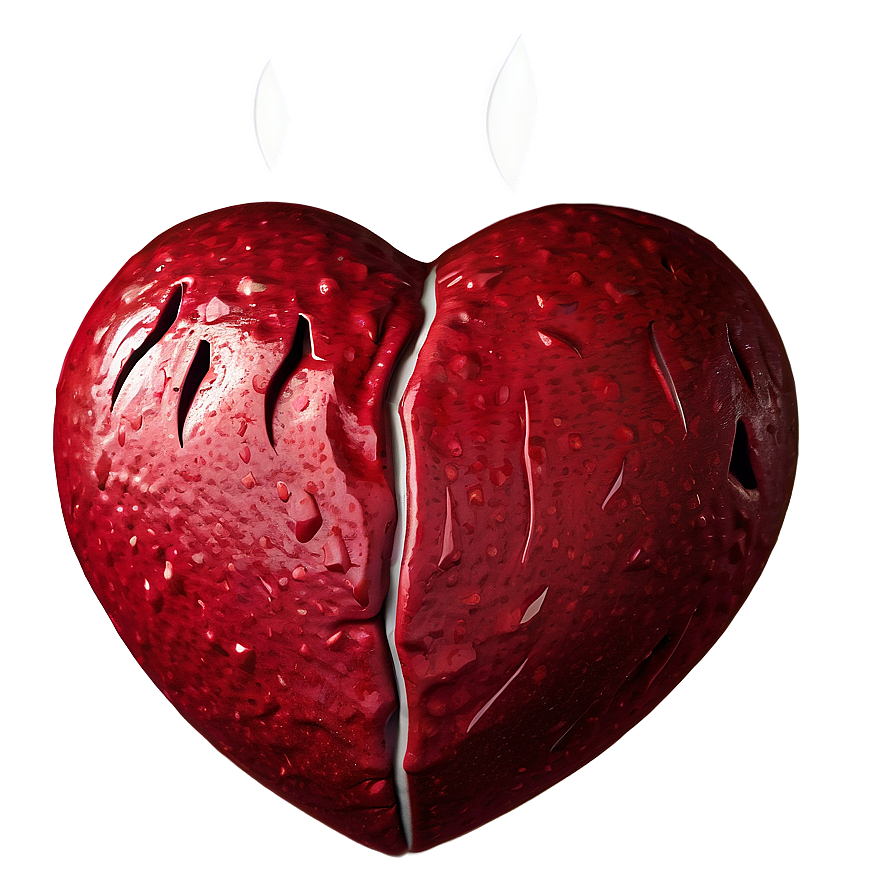 Crushed Heart Emoji Png Dmx PNG Image