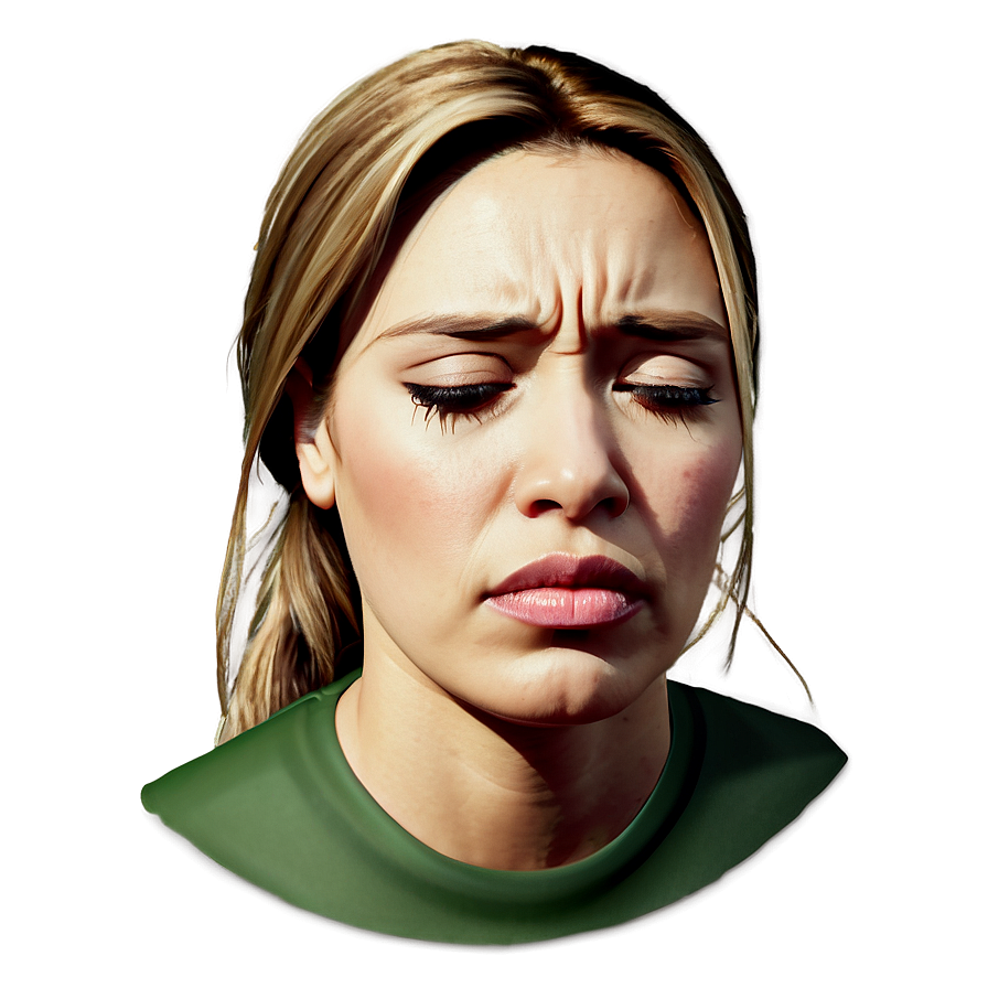 Crying Face Icon Png Mjg21 PNG Image