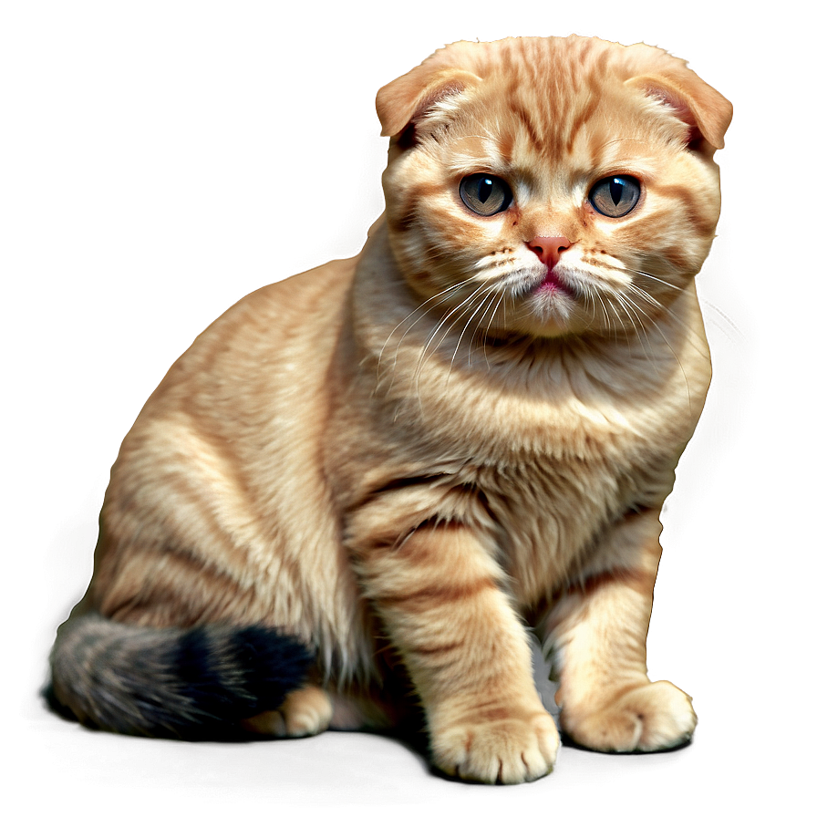 Crying Scottish Fold Cat Png Xrk48 PNG Image