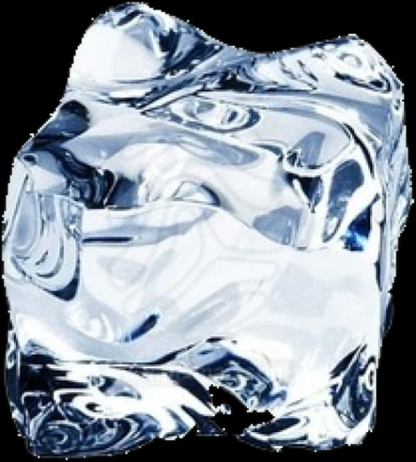 Crystal Clear Ice Cube PNG Image