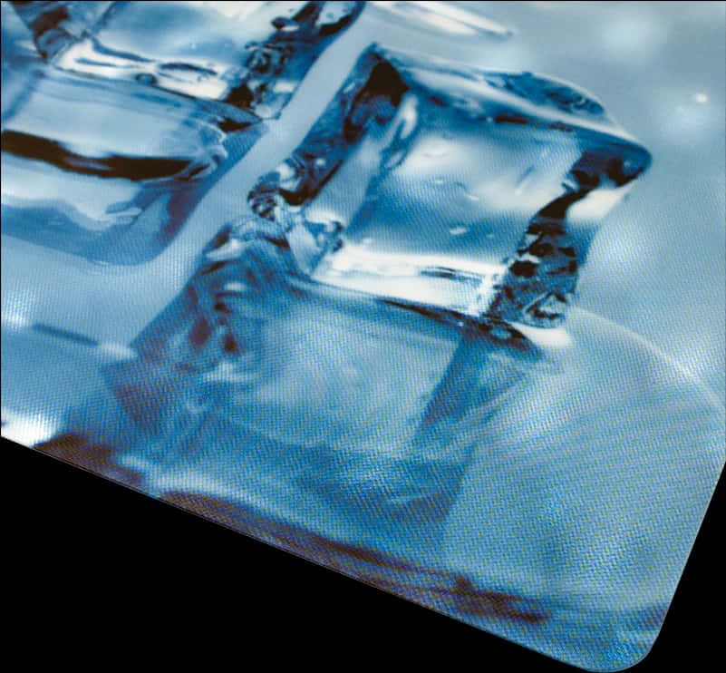 Crystal Clear Ice Cubes PNG Image