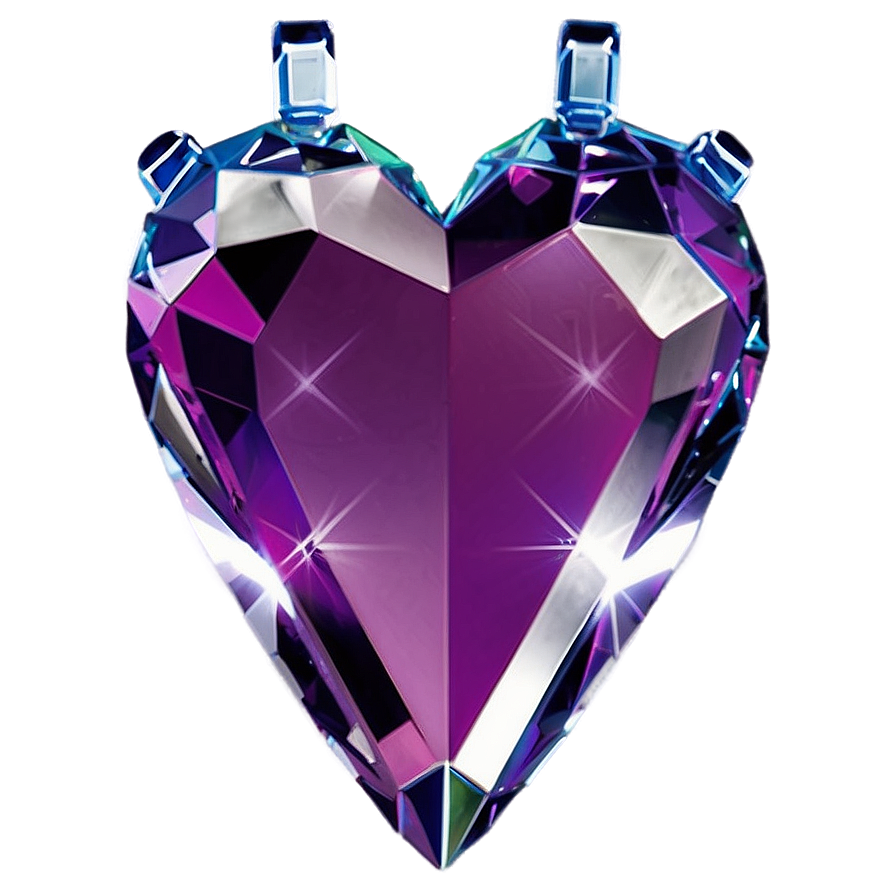 Crystal Heart Png Ceh61 PNG Image