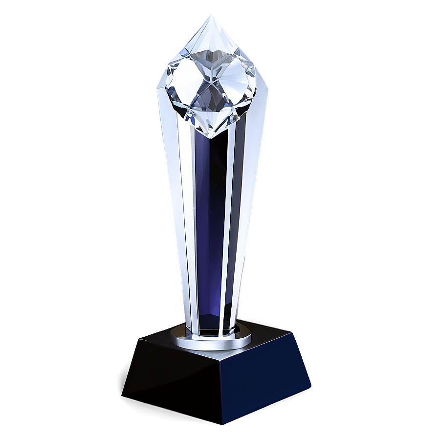 Crystal National Championship Trophy Png 06282024 PNG Image