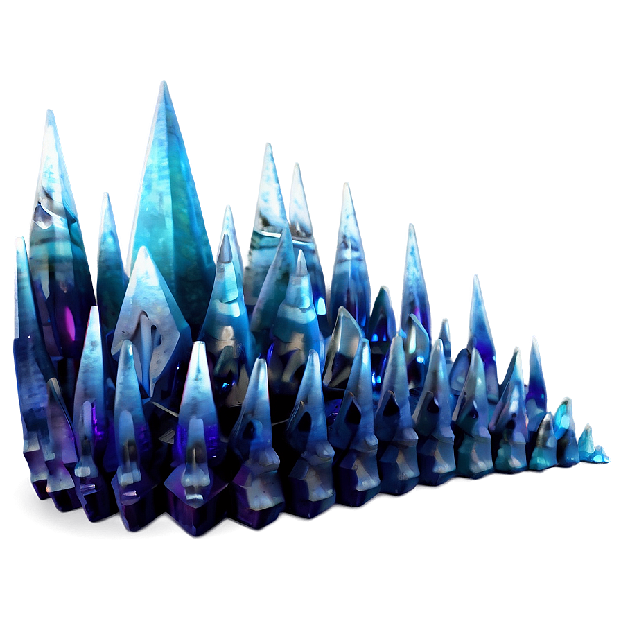 Crystal Spikes Formation Png 06122024 PNG Image