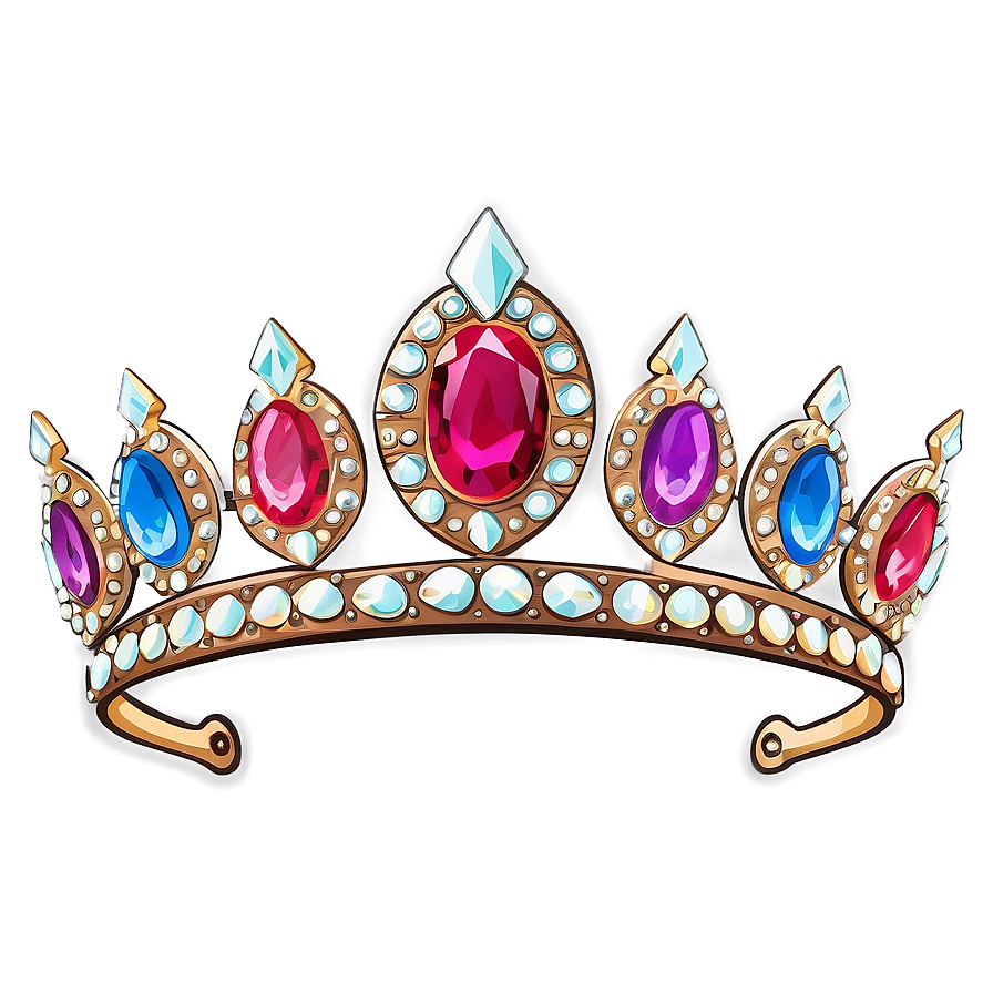 Crystal Tiara Drawing Png 11 PNG Image