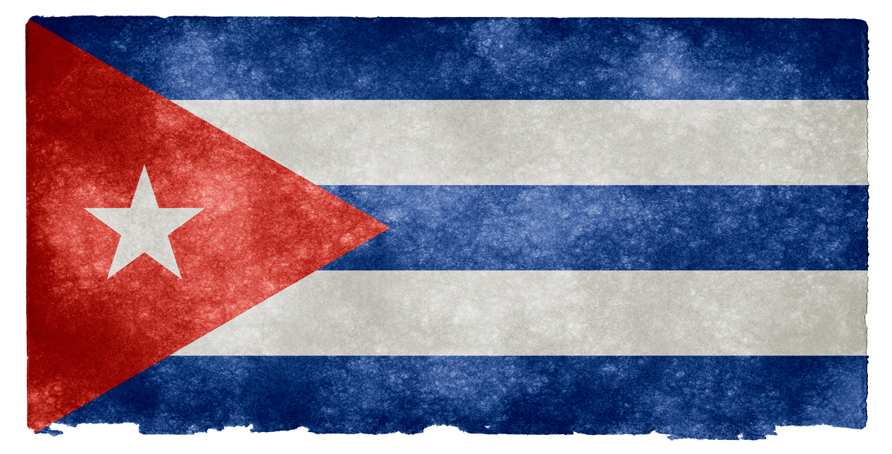 Cuban Flag Grungy Texture PNG Image