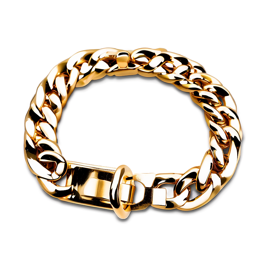 Cuban Link Chain With Lock Png Diq74 PNG Image