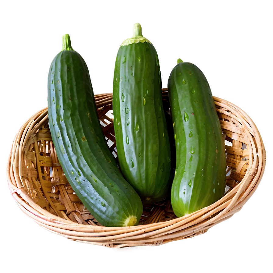 Cucumber In Basket Png 35 PNG Image