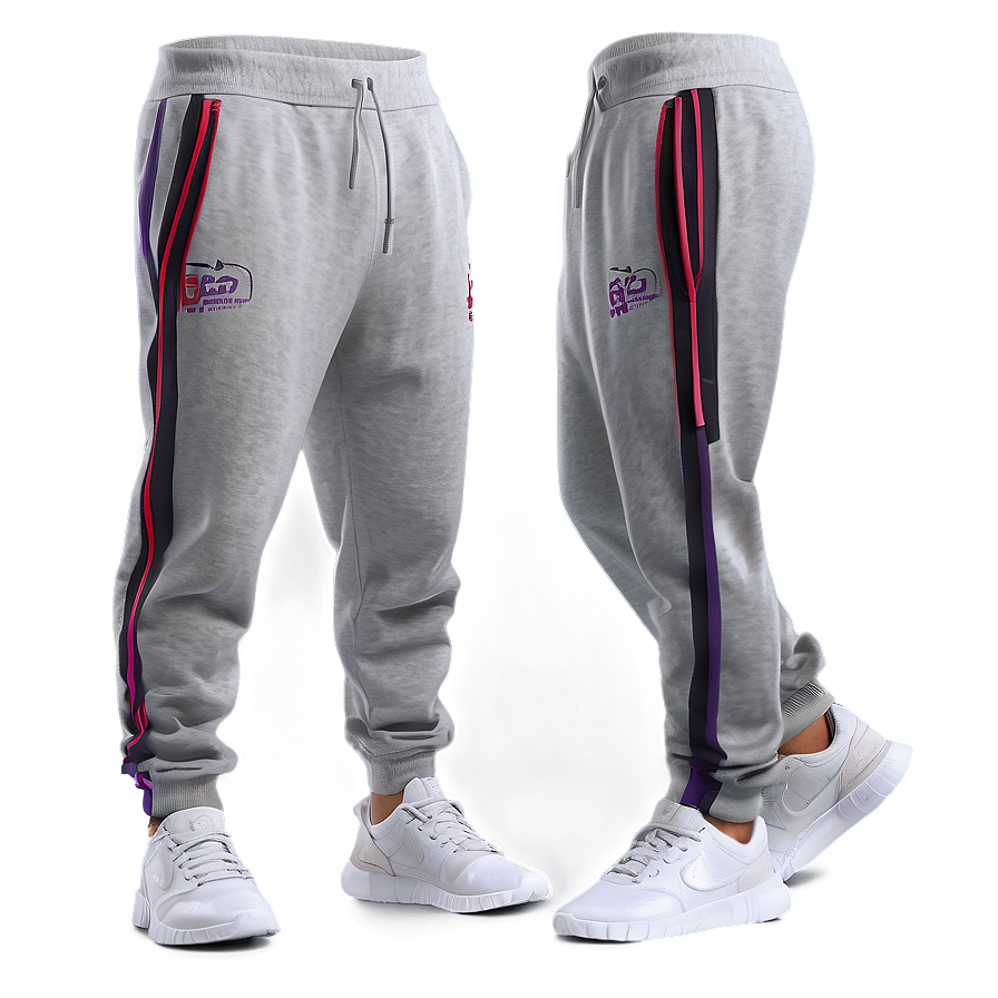 Cuffed Grey Sweatpants Png Dio88 PNG Image