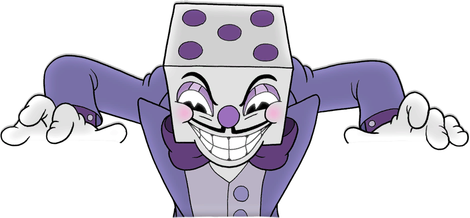 Cuphead King Dice Smiling PNG Image