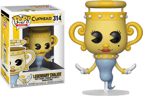 Cuphead Legendary Chalice Funko Pop PNG Image