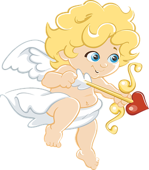 Cupid Angel Cartoon PNG Image