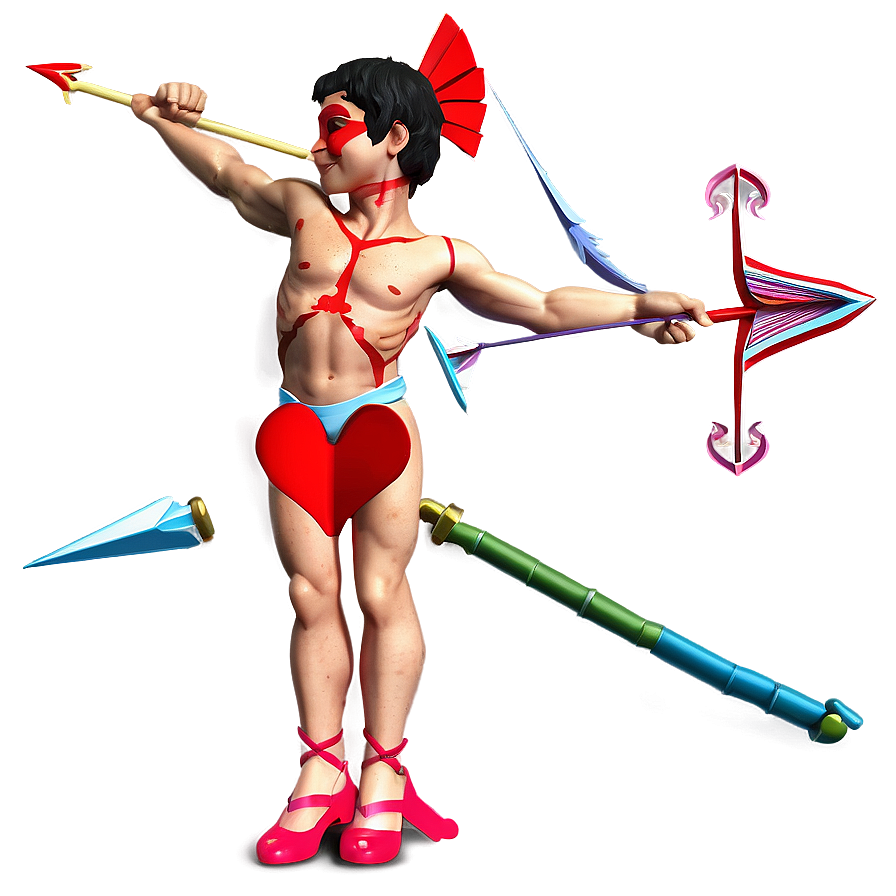 Cupid Arrow Valentine Png 05242024 PNG Image