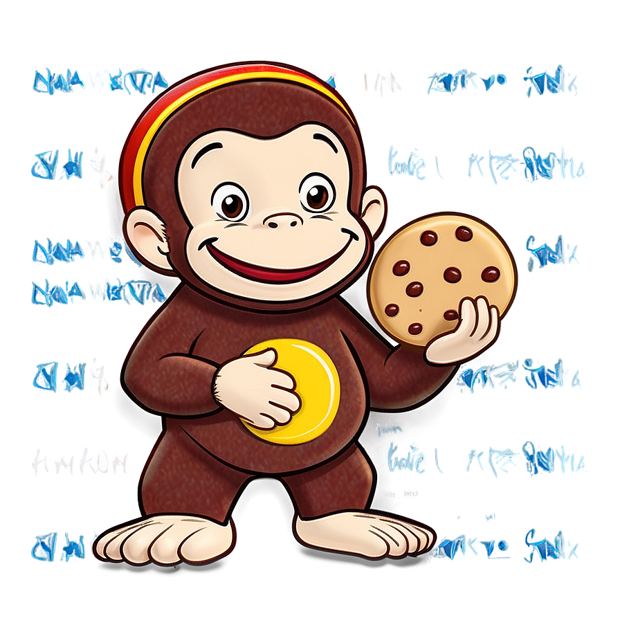 Curious George Baking Cookies Png 58 PNG Image