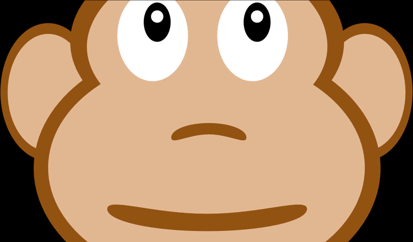 Curious George Face Graphic PNG Image