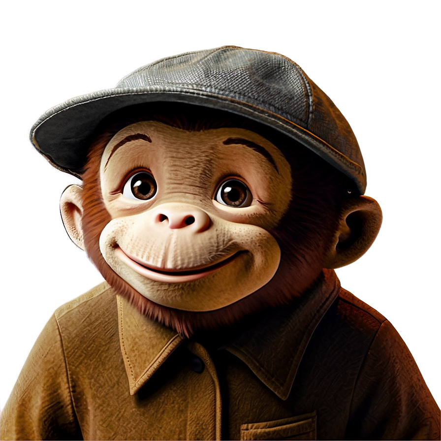 Curious George Farmer Png 05252024 PNG Image