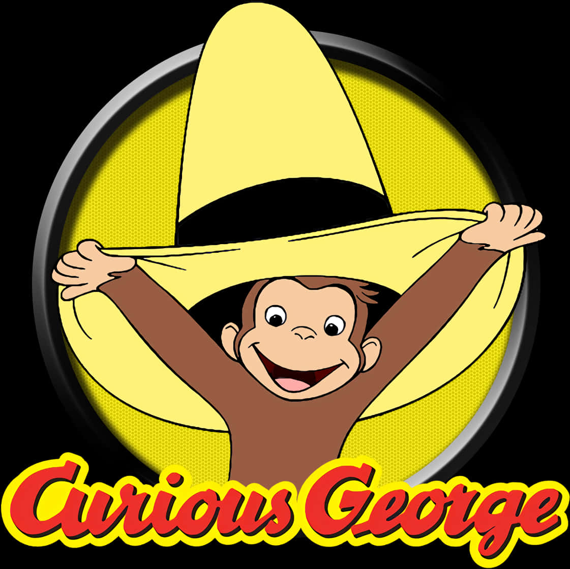 Curious George Yellow Hat Logo PNG Image