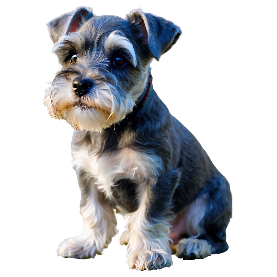 Curious Schnauzer Puppy Png 27 PNG Image