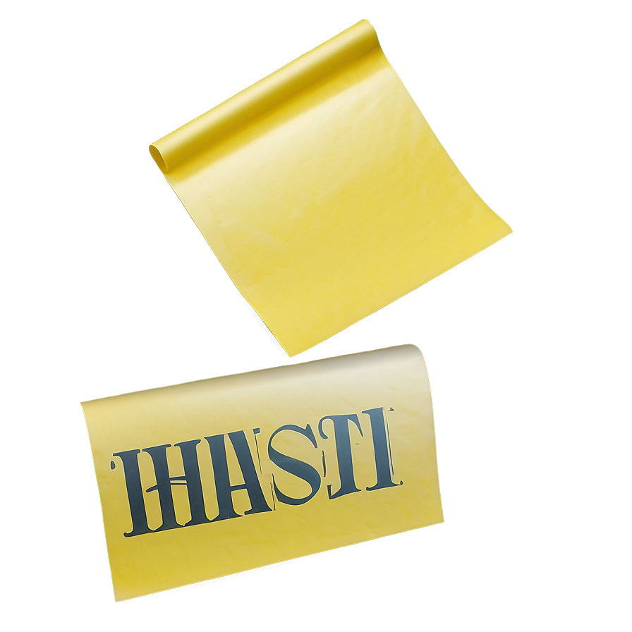 Curled Post It Note Png Yqu PNG Image