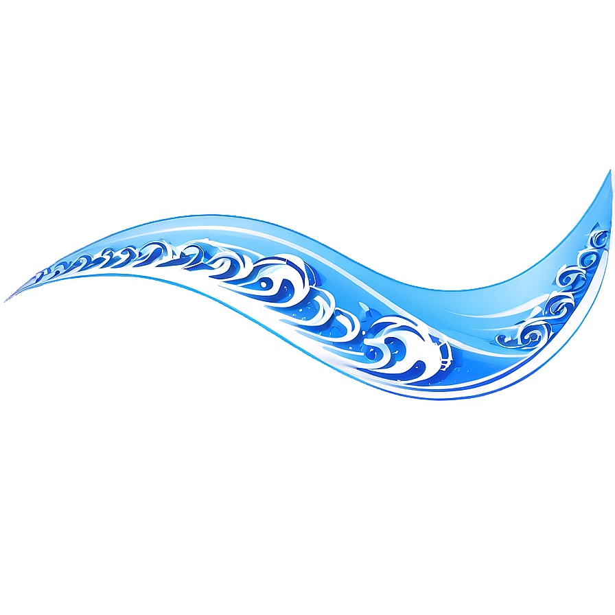 Curling Sea Wave Png Cqe PNG Image