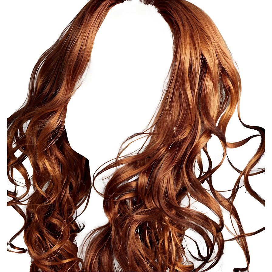 Curly Brown Hair Illustration Png Nrv50 PNG Image