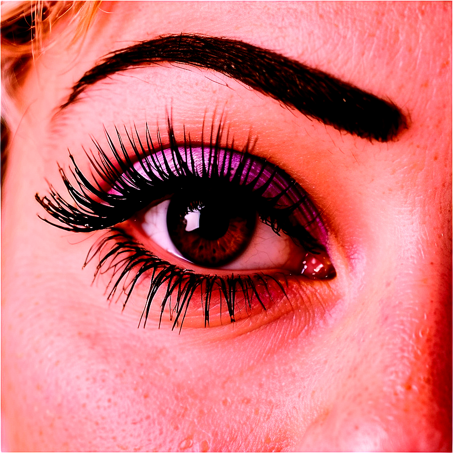 Curly Fake Eyelashes Png Xom87 PNG Image