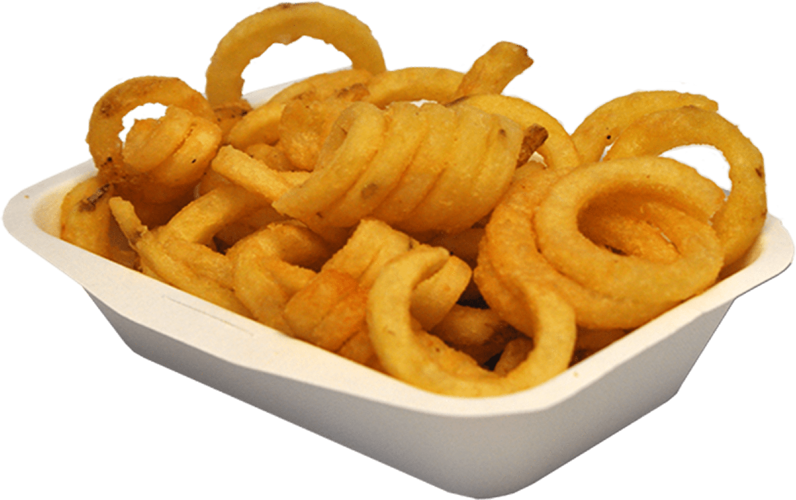 Curly Friesin Container PNG Image