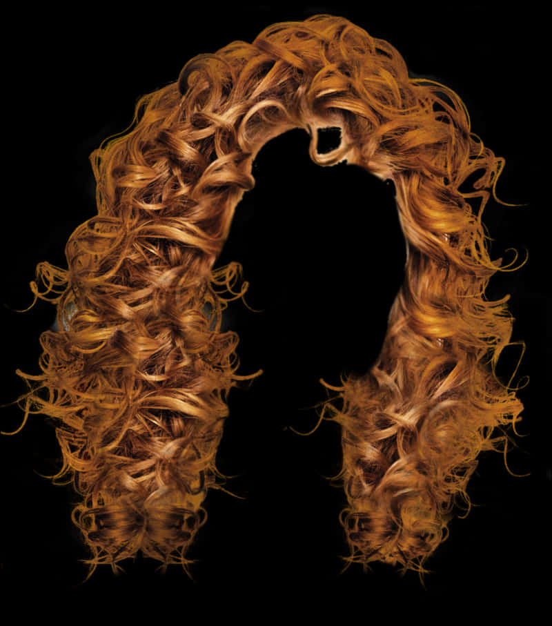 Curly Hair Arch Artwork PNG Image