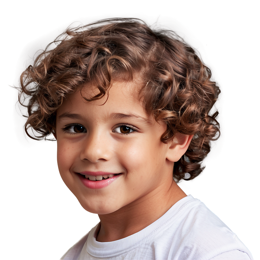 Curly Hair Boy Png Dov11 PNG Image